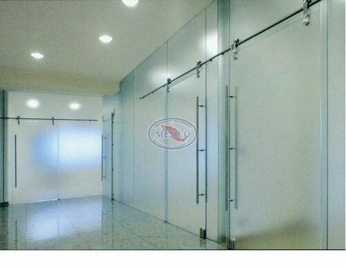 Panel fijo de aluminio y cristal